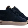 Sneakers^Pinocchio Hoge Sneaker Dark Blue Suede