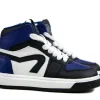 Sneakers^Pinocchio Hoge Sneaker Kobalt Combi