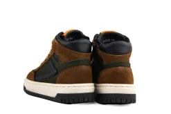 Sneakers^Pinocchio Hoge Sneaker Middenbruin Combi