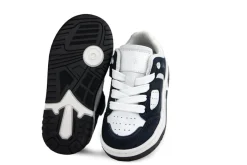 Sneakers^Pinocchio Sneaker Donkerblauw Wit Combi