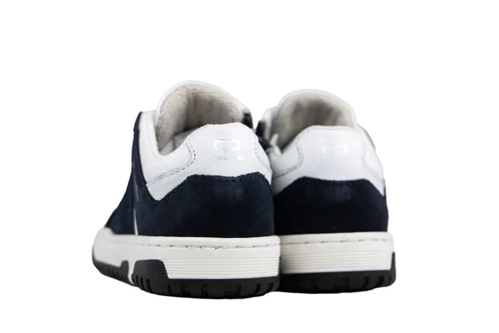 Sneakers^Pinocchio Sneaker Donkerblauw Wit Combi