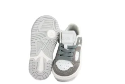 Sneakers^Pinocchio Sneaker Grijs Wit Combi