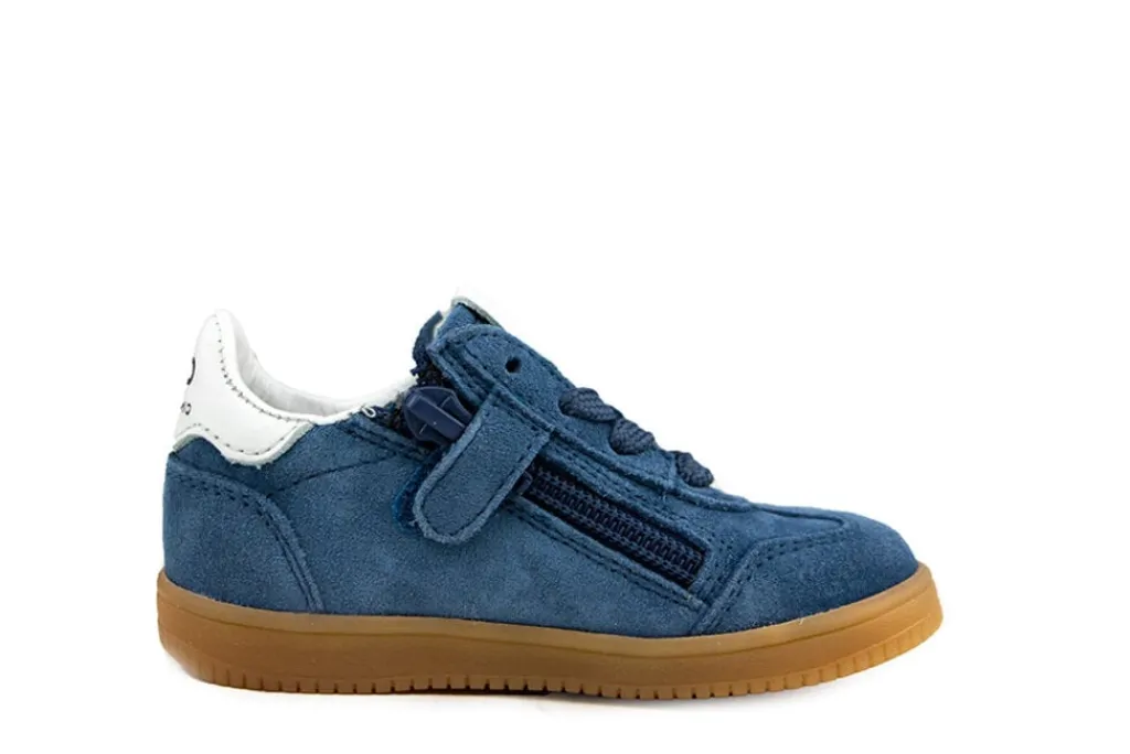 Sneakers^Pinocchio Sneaker Jeans Suede Combi
