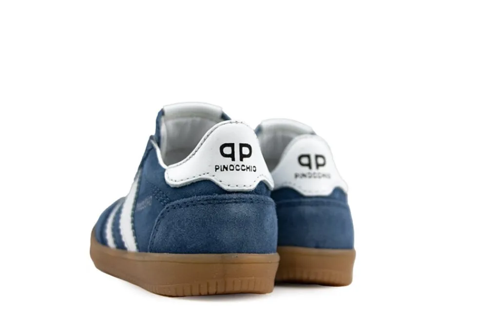 Sneakers^Pinocchio Sneaker Jeans Suede Combi