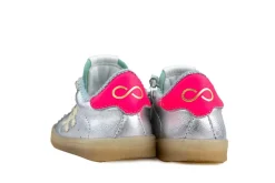 Sneakers^Pinocchio Sneaker Zilver Combi