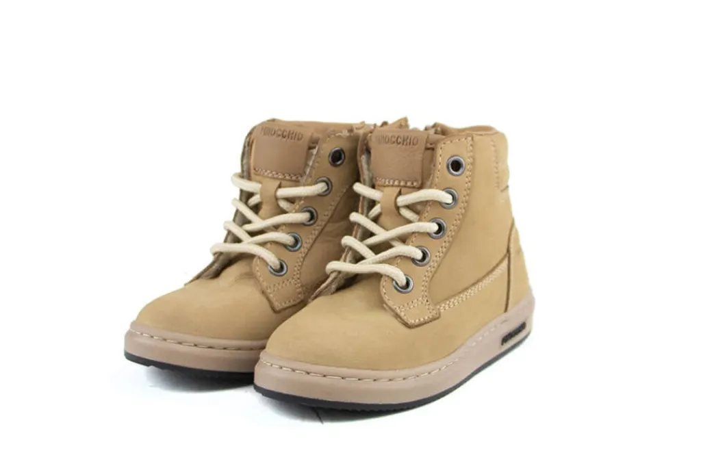 Veterboots^Pinocchio Veterboot Beige Nubuck