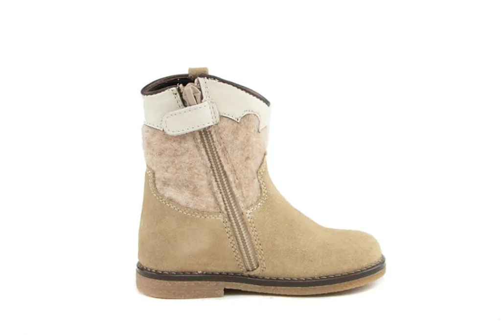 Laarzen^Pinocchio Western Boot Beige Combi