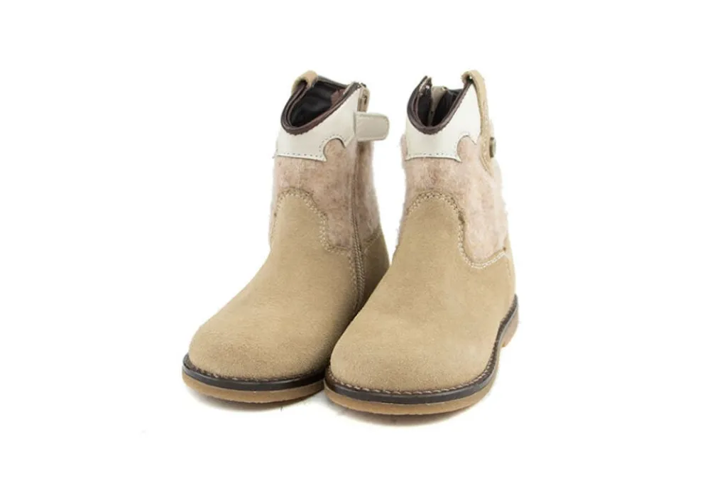 Laarzen^Pinocchio Western Boot Beige Combi