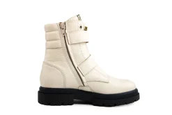 Veterboots En Bikerboots^Red-Rag Red Rag Bikerboot Gespen Beige Nappa