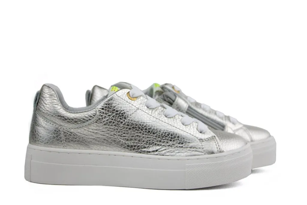 Sneakers^Red-Rag Red Rag Sneaker Silver Nappa