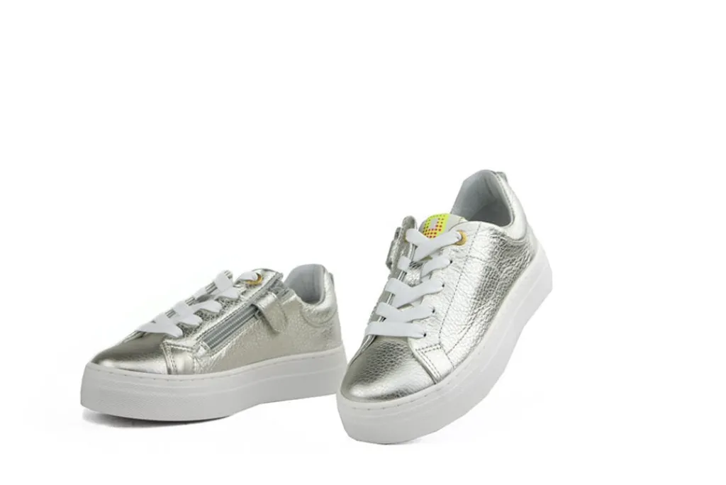 Sneakers^Red-Rag Red Rag Sneaker Silver Nappa