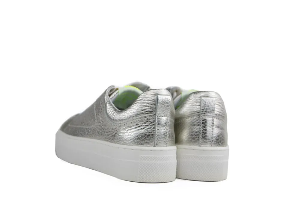 Sneakers^Red-Rag Red Rag Sneaker Silver Nappa