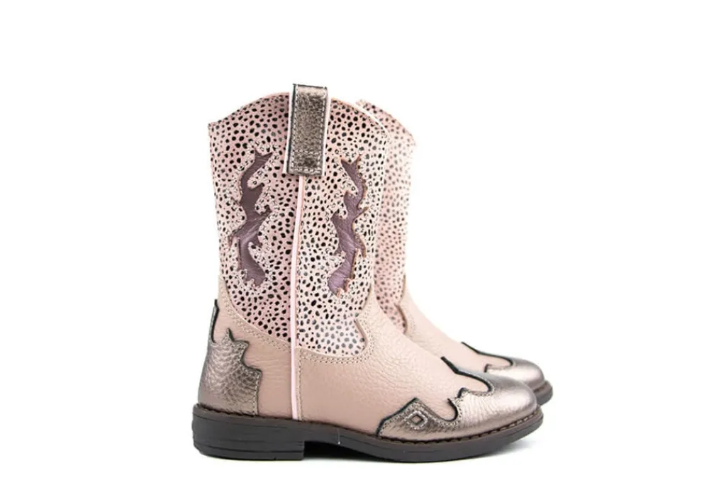 Laarzen^Red-Rag Red Rag Western Boot Red Combi