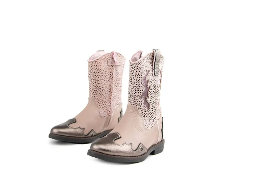 Laarzen^Red-Rag Red Rag Western Boot Red Combi