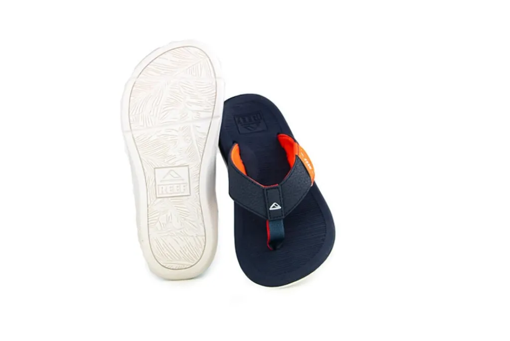 Slippers | Sandalen En Slippers^Reef Kids Sante Ana Navy White Orange