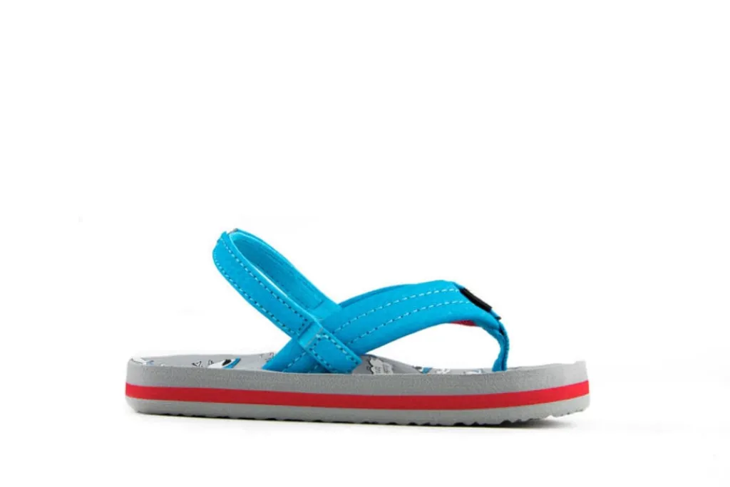 Slippers | Sandalen En Slippers^Reef Slippers Grijs Little Ahi Nom Nom