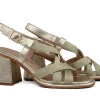 Sandalen | Sandalen En Slippers^Regarde le Ciel Sandaal Perla String  Antares Gold