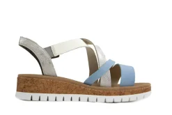 Sandalen | Sandalen En Slippers^Rieker Sandaal Blau Aqua Off White