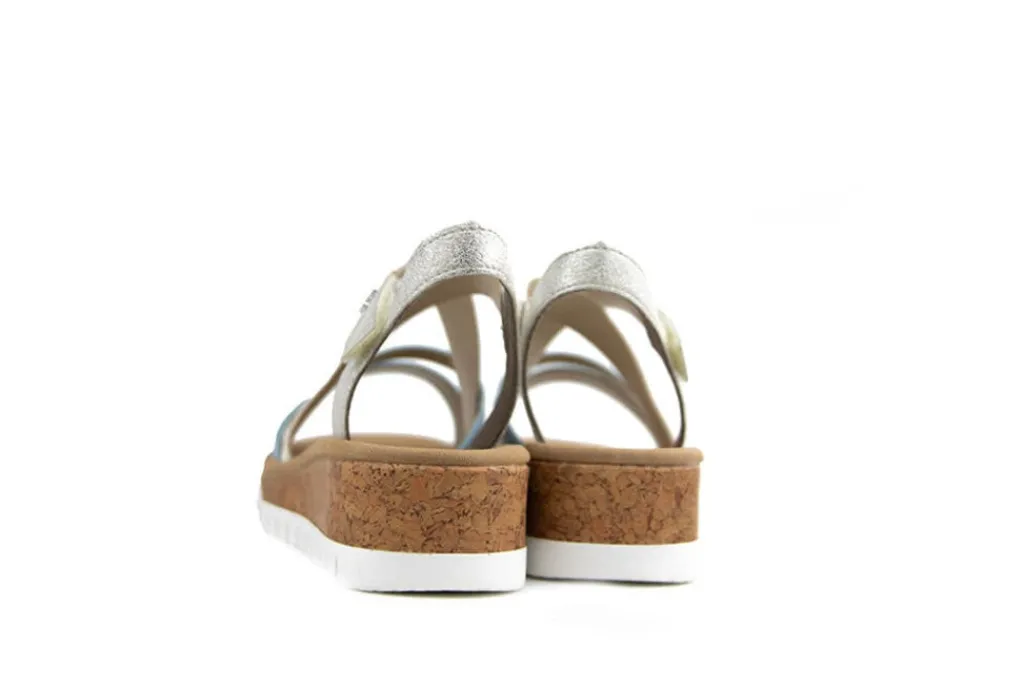 Sandalen | Sandalen En Slippers^Rieker Sandaal Blau Aqua Off White