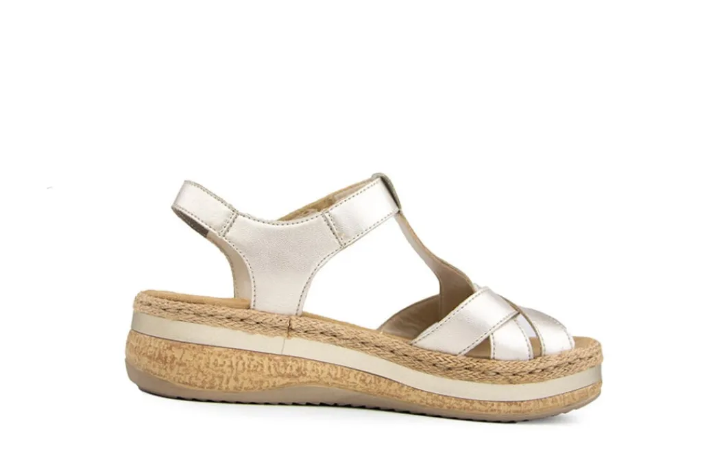 Sandalen | Sandalen En Slippers^Rieker Sandaal Lenora Palegold