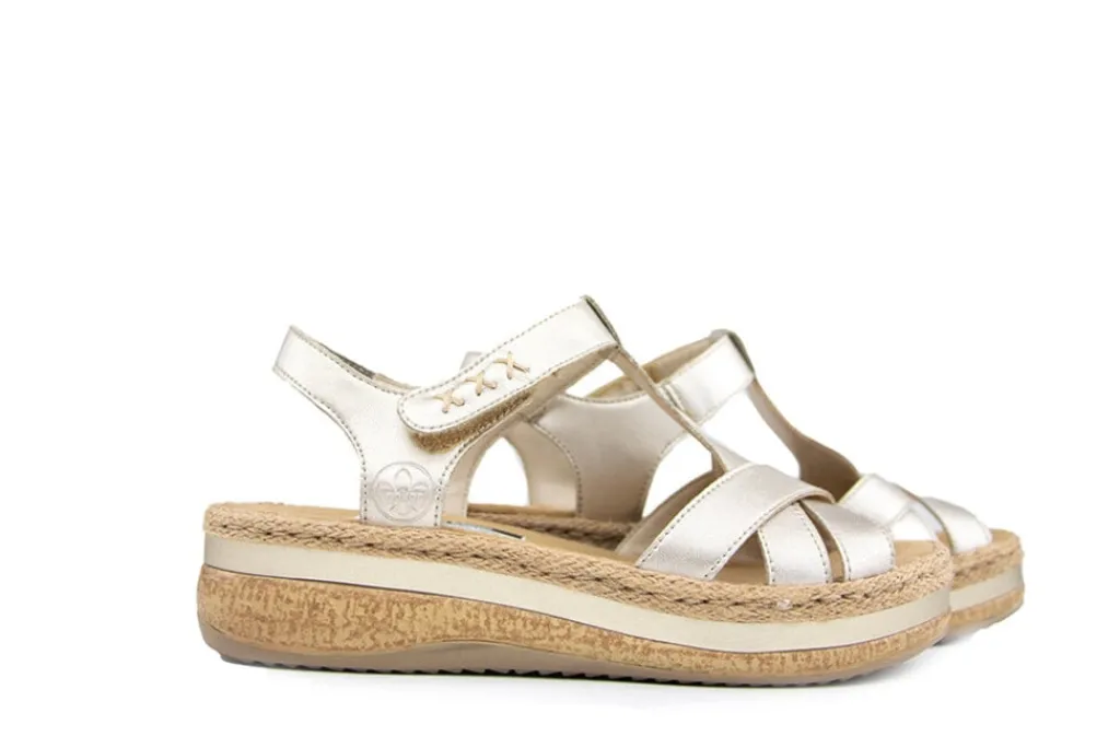 Sandalen | Sandalen En Slippers^Rieker Sandaal Lenora Palegold