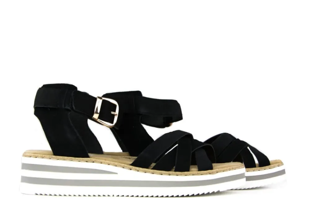 Sandalen | Sandalen En Slippers^Rieker Sandaal Morokko Schwarz