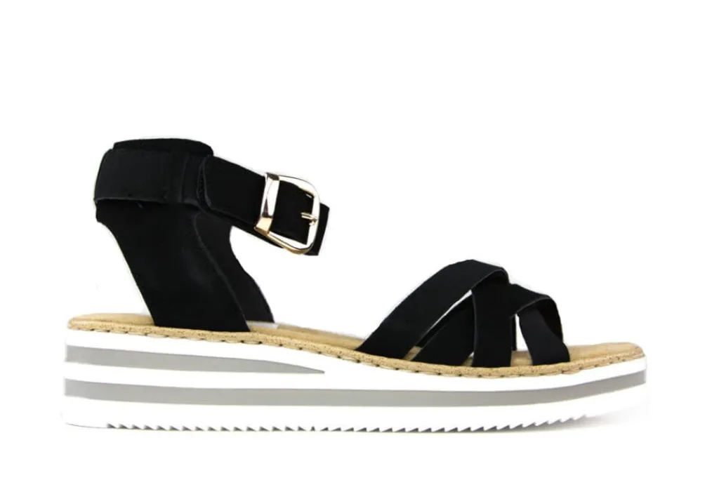 Sandalen | Sandalen En Slippers^Rieker Sandaal Morokko Schwarz