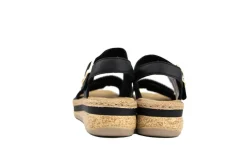 Sandalen | Sandalen En Slippers^Rieker Sandaal Schwarz Natur Rimo Laguno