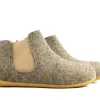Pantoffels^Rohde Chelsea Boots Linen Softfilz