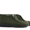 Pantoffels^Rohde Hoge Pantoffel Olijfgroen