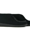 Pantoffels^Rohde Hoge Pantoffels Zwart