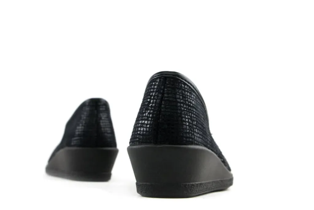 Pantoffels^Rohde Instapper Black Print