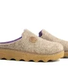 Pantoffels^Rohde Muil Linen Softfilz