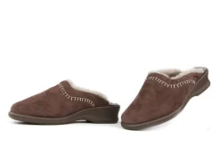 Pantoffels^Rohde Muil Microvelour Espresso