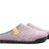 Pantoffels^Rohde Muil Softfilz Strick Rose