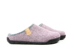 Pantoffels^Rohde Muil Softfilz Strick Rose