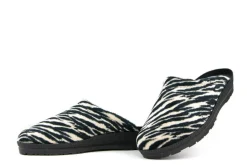 Pantoffels^Rohde Muilen Beige Zebra Print