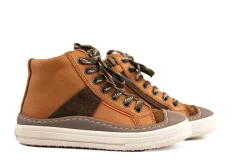 Veterboots | Sneakers^Romagnoli Hoge Sneaker Oporto Cognac