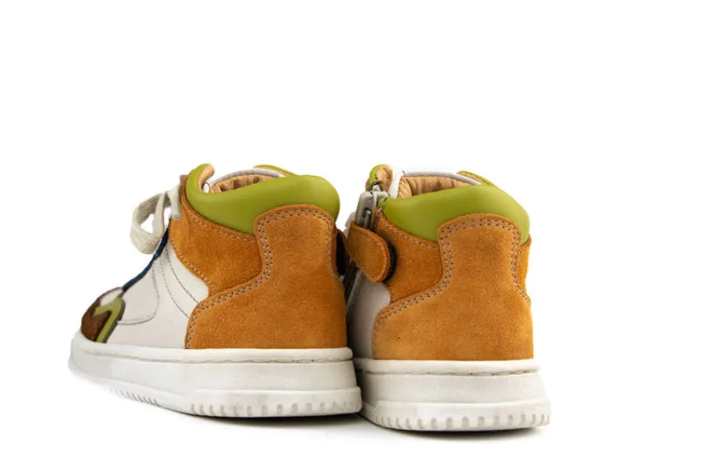 Sneakers^Romagnoli Hoge Sneaker Texano Panna
