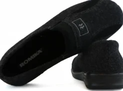 Pantoffels^Romika Pantoffels Prasident Grijs