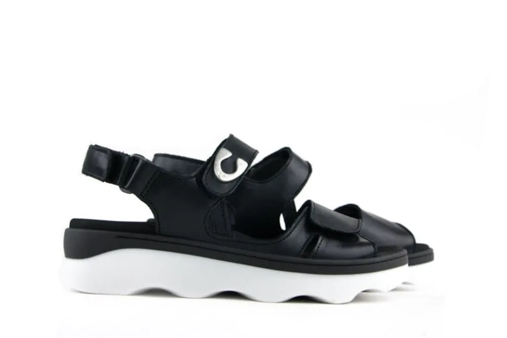 Sandalen | Sandalen En Slippers^Wolky Sandaal Medusa Reflex Black White