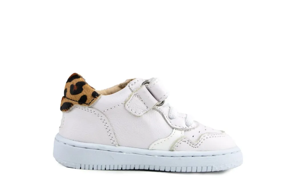 Babyschoenen Meisjes^Shoesme Baby Proof Sneaker White Leopardo
