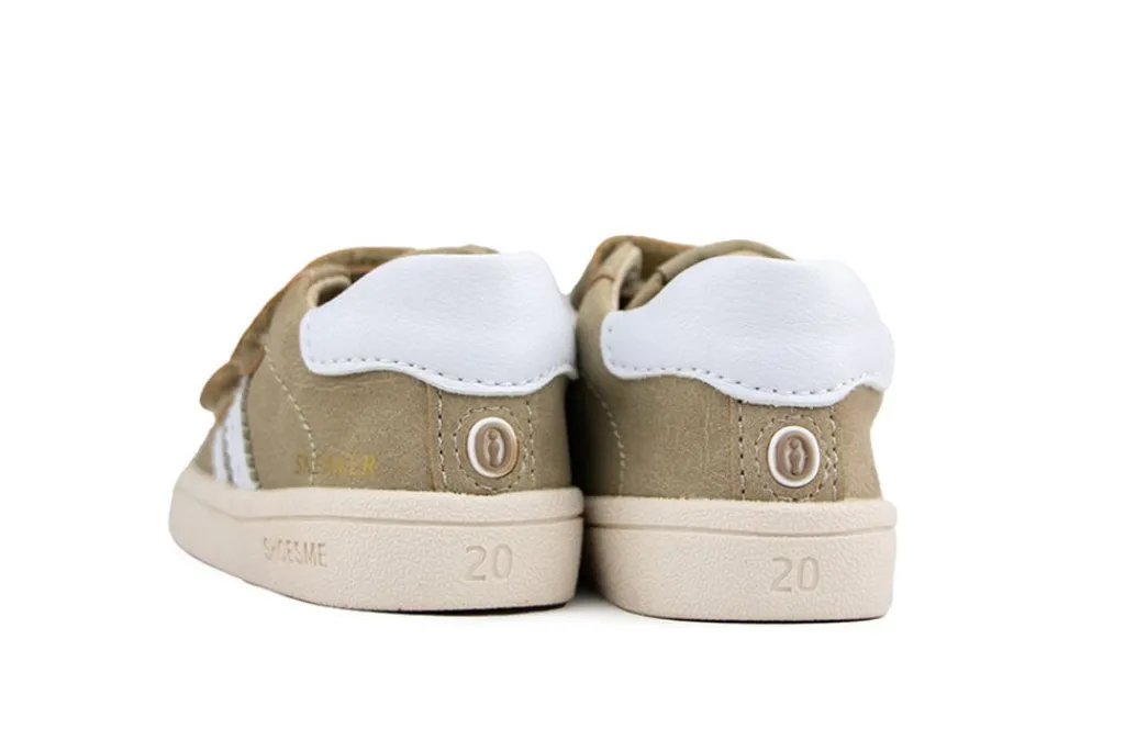 Babyschoenen Jongens^Shoesme Baby Stootneus Klittenband Taupe