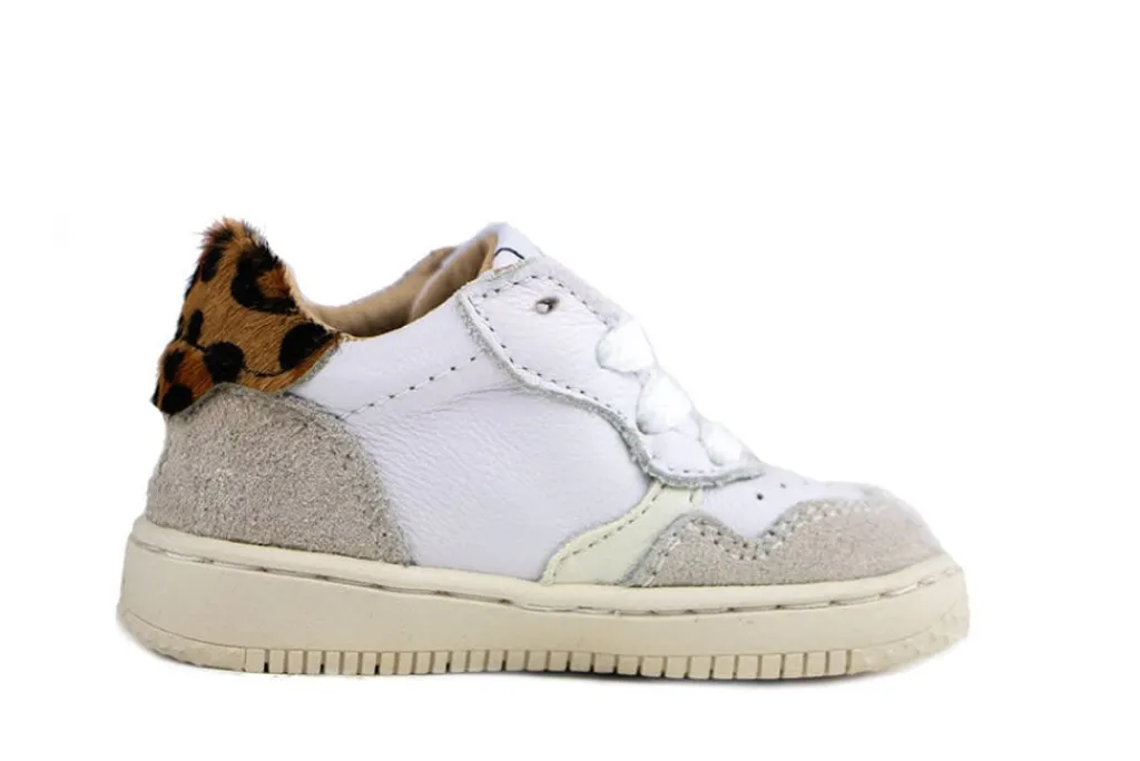 Babyschoenen Meisjes^Shoesme Babyproof Sneaker White Leopardo
