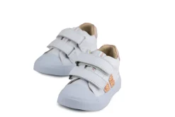 Sneakers^Shoesme Sneaker Klittenband White Pink