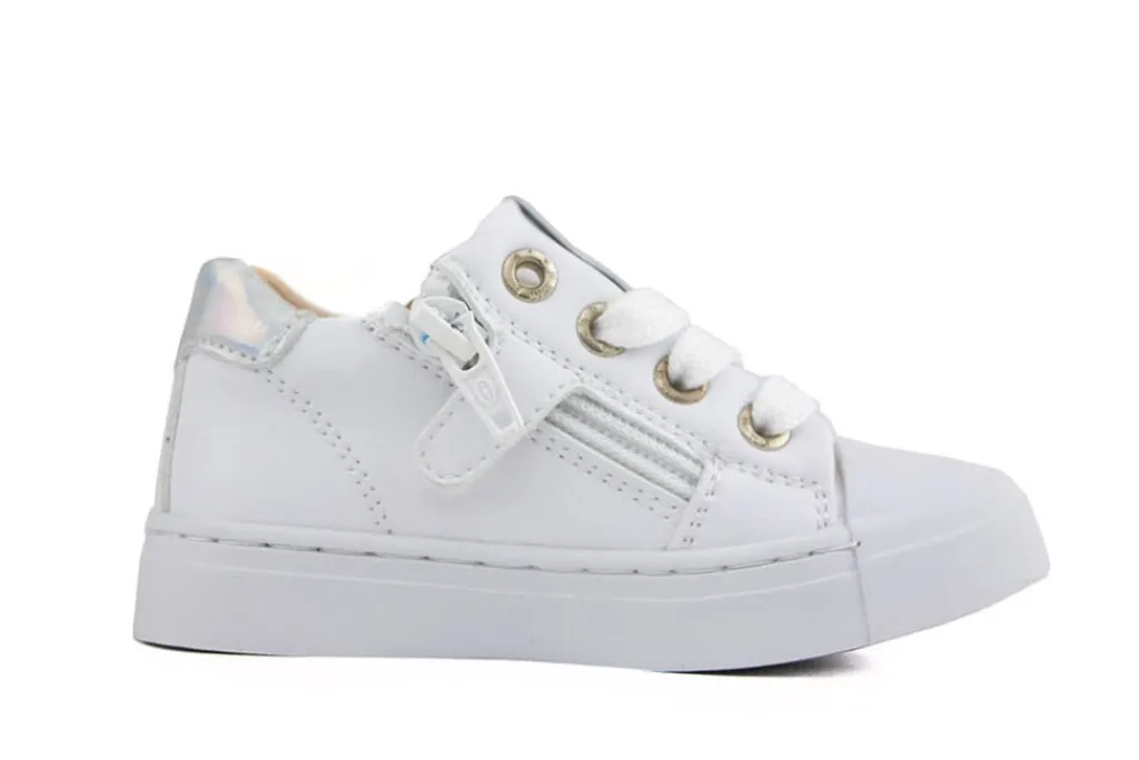 Sneakers^Shoesme Sneaker White Silver