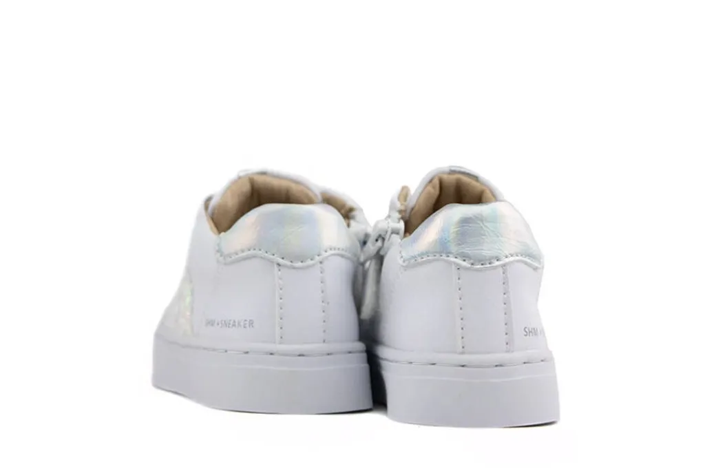 Sneakers^Shoesme Sneaker White Silver