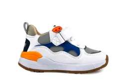 Sneakers^Shoesme Trainers White Blue Orange
