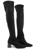 Knielaarzen | Laarzen^Si di Sergio Overknee Laars Maxi Bota Theka Negro