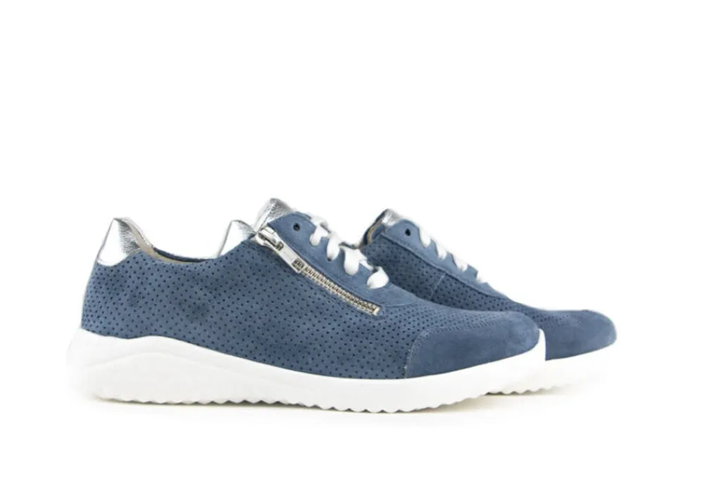Sneakers | Wijdte H^Solidus Sneaker Hyle Jeans Silver